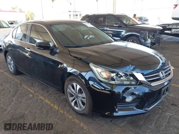 2014 Honda Accord LX с VIN 1HGCR2F33EA269418, выставлен на аукционе IAAI как лот 43386030 с пробегом 148 514 миль миль и . История ставок и продаж доступна на DreamBid. Изображение 1.