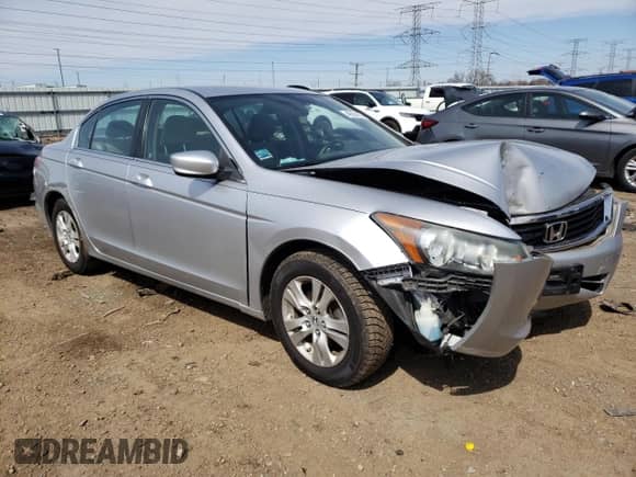 2010 Honda Accord LX-P with VIN 1HGCP2F45AA112370, listed as a Copart auction lot 46634183 with 101,130 mi miles and Salvage title. Bid and sale history available at DreamBid. Image 4.