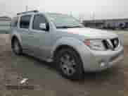 2011 Nissan Pathfinder Silver with VIN 5N1AR1NB3BC614600, listed as a Copart auction lot 58237445 with 124,697 mi miles and Salvage title. Bid and sale history available at DreamBid. Image 4.