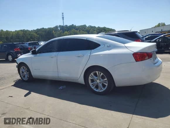 2015 Chevrolet Impala LT z VIN 1G1125S39FU104693, wystawiony jako Copart lot #71949985 z przebiegiem 105 117 mil mil oraz Szkoda całkowita • Salvage title. Historia ofert i sprzedaży dostępna na DreamBid. Obrazek 2.