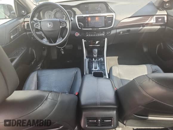 2016 Honda Accord EX-L with VIN 1HGCR2F84GA223546, listed as a Copart auction lot 80632815 with 130,755 mi miles and Salvage title. Bid and sale history available at DreamBid. Image 8.