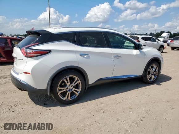 2018 Nissan Murano SL z VIN 5N1AZ2MG9JN138827, wystawiony jako Copart lot #82323995 z przebiegiem 187 623 mil mil oraz Czysty tytuł • Clean title. Historia ofert i sprzedaży dostępna na DreamBid. Obrazek 3.