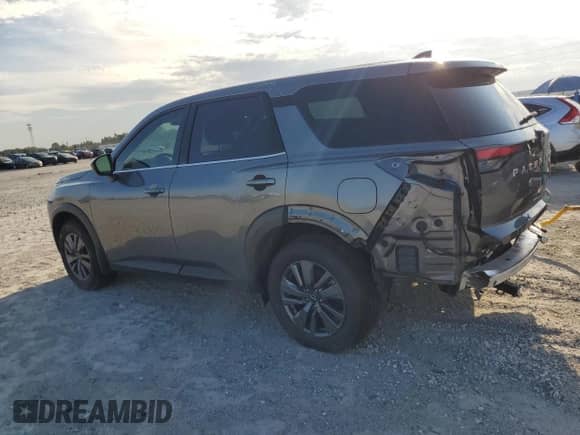 2024 Nissan Pathfinder S с VIN 5N1DR3AC9RC269915, выставлен на аукционе Copart как лот 65263845 с пробегом 31 892 миль миль и Списание • Salvage title. История ставок и продаж доступна на DreamBid. Изображение 2.