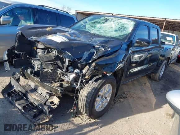 2023 Nissan Frontier SV with VIN 1N6ED1FK1PN625087, listed as a IAAI auction lot 41735642 with 30,054 mi miles and . Bid and sale history available at DreamBid. Image 2.