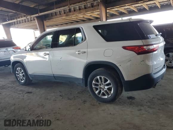 2020 Chevrolet Traverse LS с VIN 1GNEVLKW8LJ177850, выставлен на аукционе Copart как лот 42554925 с пробегом 72 619 миль миль и Списание • Salvage title. История ставок и продаж доступна на DreamBid. Изображение 2.