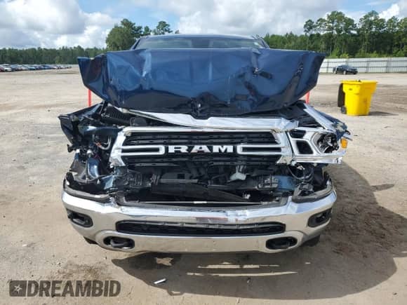 2021 Ram 1500 Big Horn z VIN 1C6SRFBT8MN816530, wystawiony jako Copart lot #68657415 z przebiegiem 95 167 mil mil oraz Szkoda całkowita • Salvage title. Historia ofert i sprzedaży dostępna na DreamBid. Obrazek 5.