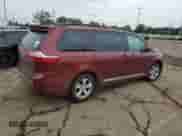 2017 Toyota Sienna LE with VIN 5TDKZ3DC1HS794956, listed as a Copart auction lot 62742435 with 107,953 mi miles and Salvage title. Bid and sale history available at DreamBid. Image 3.