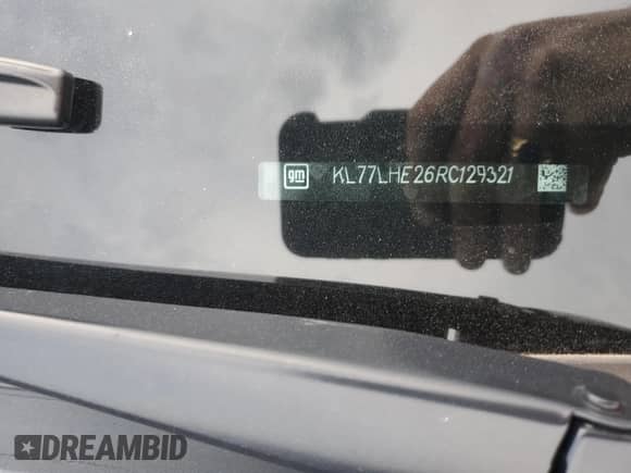 2024 Chevrolet Trax LT with VIN KL77LHE26RC129321, listed as a Copart auction lot 81609585 with 45,622 mi miles and Non repairable. Bid and sale history available at DreamBid. Image 13.