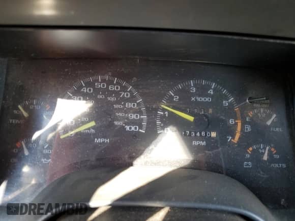 1995 Chevrolet S-10 LS с VIN 1GCCS1944S8202086, выставлен на аукционе Copart как лот 81331905 с пробегом 273 460 миль миль и Списание • Salvage title. История ставок и продаж доступна на DreamBid. Изображение 9.