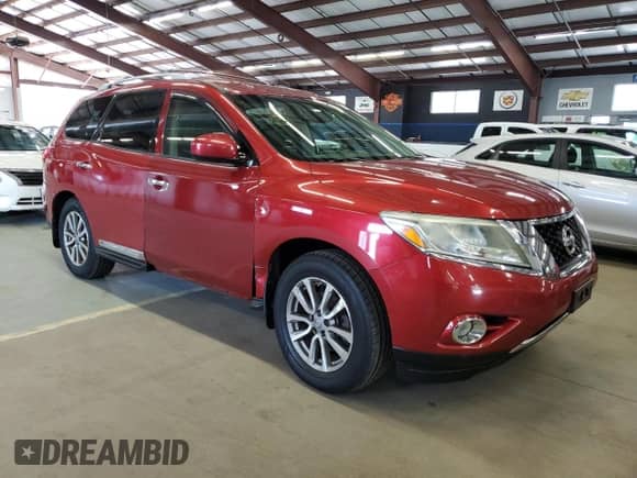 2014 Nissan Pathfinder Platinum with VIN 5N1AR2MM2EC712336, listed as a Copart auction lot 69069645 with 170,811 mi miles and Clean title. Bid and sale history available at DreamBid. Image 4.