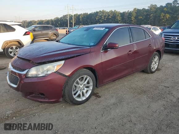 2015 Chevrolet Malibu LT with VIN 1G11C5SLXFF255852, listed as a Copart auction lot 81412025 with 204,849 mi miles and Salvage title. Bid and sale history available at DreamBid. Image 1.