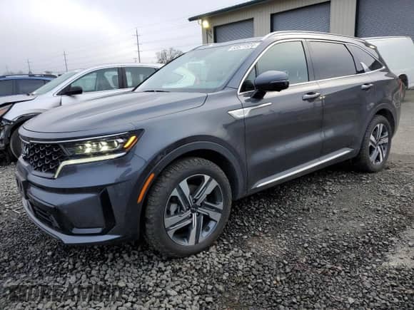 2022 Kia Sorento SX Prestige with VIN KNDRMDLH9N5087735, listed as a Copart auction lot 83571524 with 54,962 mi miles and Salvage title. Bid and sale history available at DreamBid. Image 1.