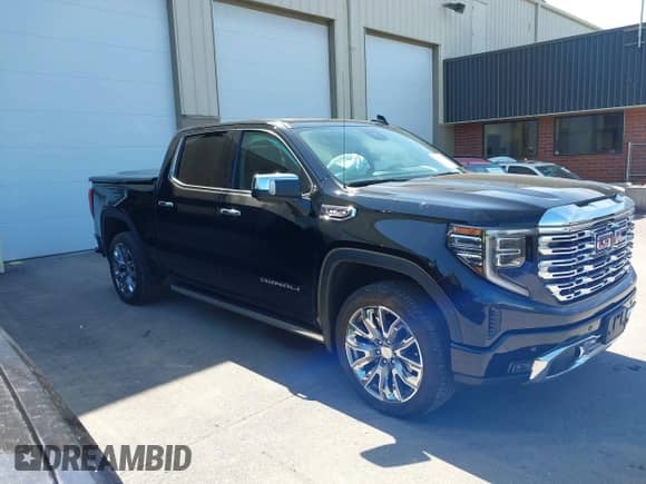 2023 GMC Sierra 1500 Denali with VIN 3GTUUGED4PG187484, listed as a IAAI auction lot 42415768 with 10,781 mi miles and . Bid and sale history available at DreamBid. Image 1.