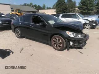 2016 Honda Accord EX-L with VIN 1HGCR2F86GA007908, listed as a IAAI auction lot 42906320 with 151,777 mi miles and . Bid and sale history available at DreamBid. Image 1.