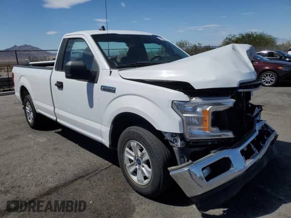 2019 Ford F-150 XL with VIN 1FTNF1C44KKC41561, listed as a Copart auction lot 64255205 with Not provided miles and Salvage title. Bid and sale history available at DreamBid. Image 4.