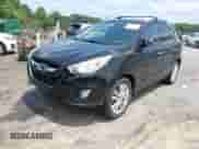 2013 Hyundai Tucson GLS with VIN KM8JU3AC6DU588824, listed as a IAAI auction lot 42421145 with 82,335 mi miles and . Bid and sale history available at DreamBid. Image 2.