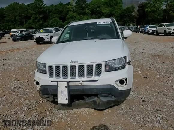 2017 Jeep Compass Latitude with VIN 1C4NJCEA7HD115169, listed as a Copart auction lot 65231945 with 169,540 mi miles and Salvage title. Bid and sale history available at DreamBid. Image 14.