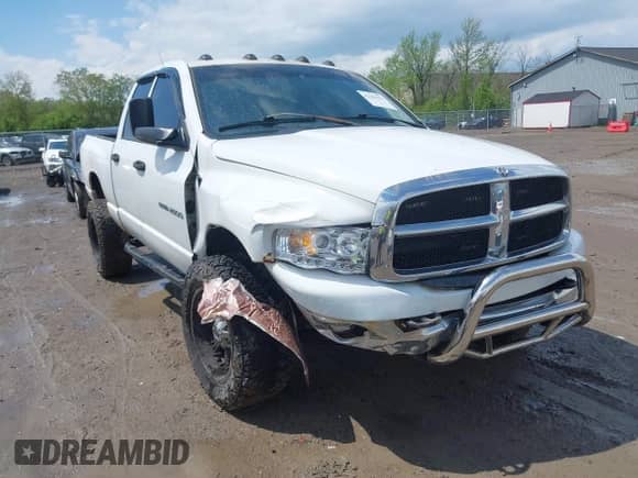 2004 Dodge 2500 SLT with VIN 3D7KU28D34G161515, listed as a IAAI auction lot 42183633 with 166,467 mi miles and . Bid and sale history available at DreamBid. Image 1.