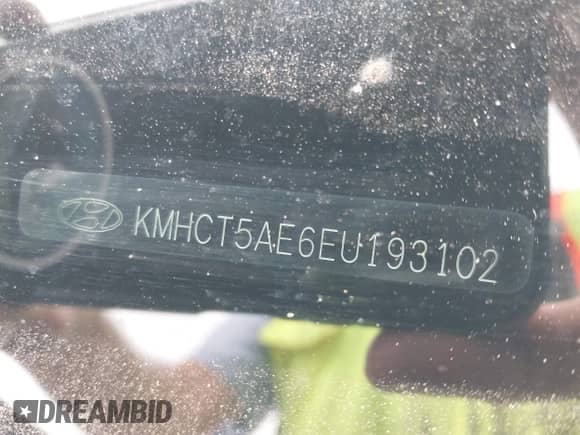 2014 Hyundai Accent GS с VIN KMHCT5AE6EU193102, выставлен на аукционе IAAI как лот 43326369 с пробегом 190 031 миль миль и . История ставок и продаж доступна на DreamBid. Изображение 9.