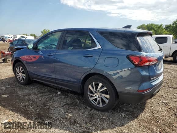 2024 Chevrolet Equinox LT with VIN 3GNAXKEG9RL372879, listed as a Copart auction lot 70645035 with 24,961 mi miles and Salvage title. Bid and sale history available at DreamBid. Image 2.