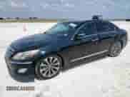 2014 Hyundai Genesis R-Spec z VIN KMHGC4DH9EU260924, wystawiony jako Copart lot #81160205 z przebiegiem 136 119 mil mil oraz Szkoda całkowita • Salvage title. Historia ofert i sprzedaży dostępna na DreamBid. Obrazek 1.