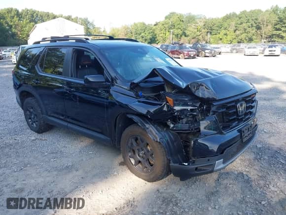 2023 Honda Pilot TrailSport with VIN 5FNYG1H62PB042095, listed as a IAAI auction lot 42947091 with 51,357 mi miles and . Bid and sale history available at DreamBid. Image 1.