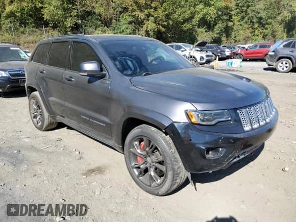 2016 Jeep Grand Cherokee SRT Night с VIN 1C4RJFDJXGC461872, выставлен на аукционе Copart как лот 75163444 с пробегом 47 660 миль миль и Списание • Salvage title. История ставок и продаж доступна на DreamBid. Изображение 4.