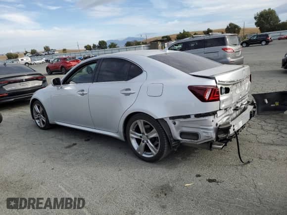 2006 Lexus IS 250 с VIN JTHBK262865013581, выставлен на аукционе Copart как лот 81775125 с пробегом 168 990 миль миль и Списание • Salvage title. История ставок и продаж доступна на DreamBid. Изображение 2.