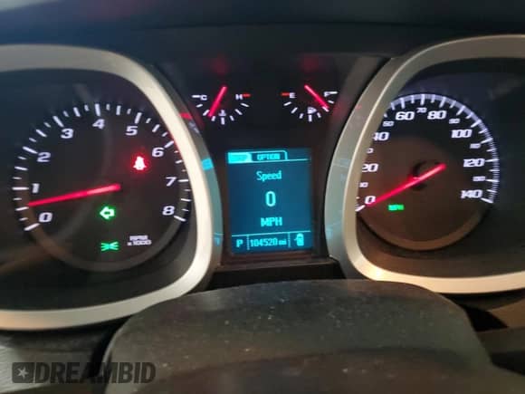 2016 Chevrolet Equinox LT with VIN 2GNFLFE30G6151694, listed as a Copart auction lot 86230185 with 104,520 mi miles and Salvage title. Bid and sale history available at DreamBid. Image 9.