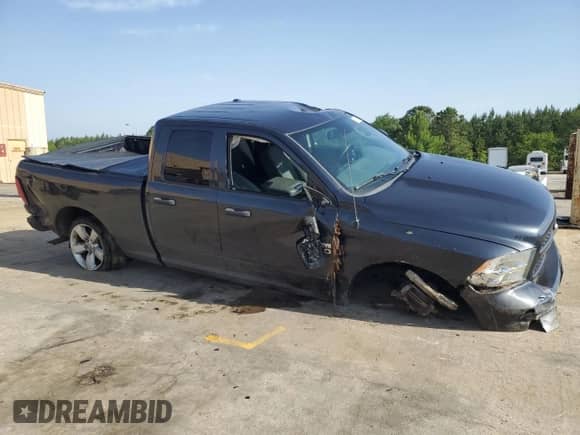 2014 Ram 1500 Tradesman with VIN 1C6RR7FG6ES467596, listed as a Copart auction lot 56913895 with 172,510 mi miles and Salvage title. Bid and sale history available at DreamBid. Image 4.
