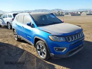 2020 Jeep Compass Limited with VIN 3C4NJCCB7LT152835, listed as a IAAI auction lot 41668207 with 68,370 mi miles and . Bid and sale history available at DreamBid. Image 1.