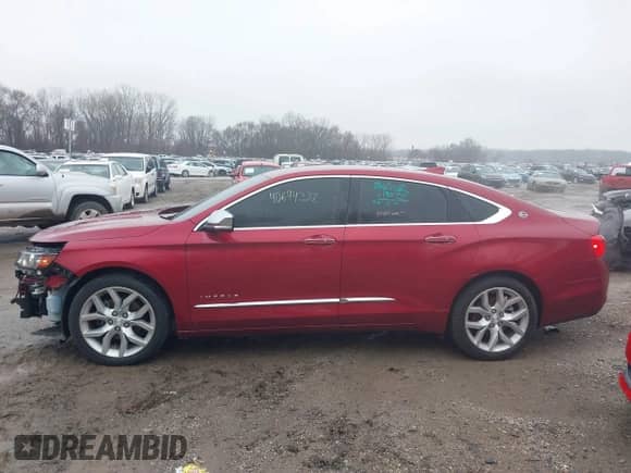 2018 Chevrolet Impala Premier with VIN 2G1125S34J9163785, listed as a IAAI auction lot 41378422 with 80,903 mi miles and . Bid and sale history available at DreamBid. Image 15.