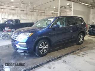 2016 Honda Pilot EX-L z VIN 5FNYF6H59GB066711, wystawiony jako Copart lot #89471925 z przebiegiem 58 020 mil mil oraz Szkoda całkowita • Salvage title. Historia ofert i sprzedaży dostępna na DreamBid. Obrazek 1.