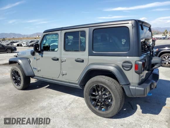 2023 Jeep Wrangler with VIN 1C4JJXN69PW628928, listed as a Copart auction lot 70861335 with 24,390 mi miles and Non repairable. Bid and sale history available at DreamBid. Image 2.
