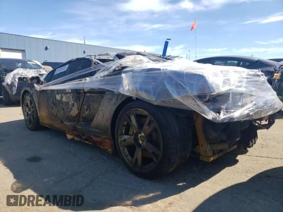 2008 Lamborghini Gallardo with VIN ZHWGU22T18LA06562, listed as a Copart auction lot 81899274 with Not provided miles and Clean title. Bid and sale history available at DreamBid. Image 3.