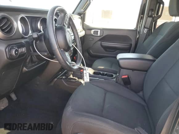 2021 Jeep Wrangler Unlimited Sport с VIN 1C4HJXDGXMW715175, выставлен на аукционе Copart как лот 45552765 с пробегом 18 978 миль миль и Списание • Salvage title. История ставок и продаж доступна на DreamBid. Изображение 7.