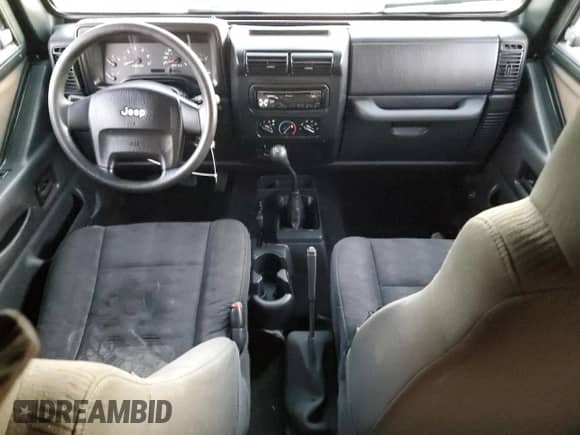 2005 Jeep Wrangler SE z VIN 1J4FA29155P363501, wystawiony jako Copart lot #80388314 z przebiegiem 97 564 mil mil oraz Czysty tytuł • Clean title. Historia ofert i sprzedaży dostępna na DreamBid. Obrazek 8.