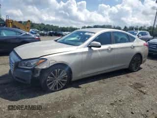 2015 Hyundai Genesis 3.8L z VIN KMHGN4JE7FU051963, wystawiony jako Copart lot #67966694 z przebiegiem 140 222 mil mil oraz Czysty tytuł • Clean title. Historia ofert i sprzedaży dostępna na DreamBid. Obrazek 1.
