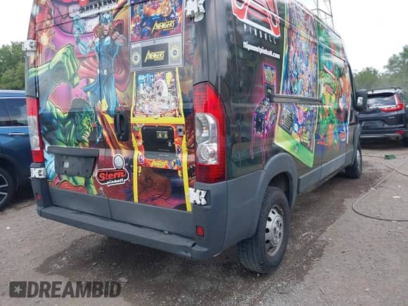 2017 Ram ProMaster Cargo with VIN 3C6TRVDGXHE547455, listed as a IAAI auction lot 42949858 with 156,431 mi miles and . Bid and sale history available at DreamBid. Image 4.