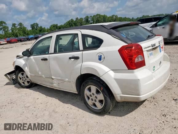 2007 Dodge Caliber with VIN 1B3HB28B37D262260, listed as a Copart auction lot 65095945 with 209,723 mi miles and Salvage title. Bid and sale history available at DreamBid. Image 2.