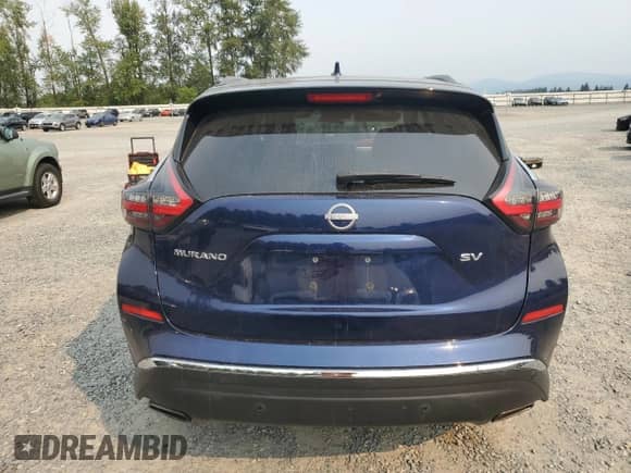 2023 Nissan Murano SV with VIN 5N1AZ2BJ2PC133648, listed as a Copart auction lot 71366105 with 49,148 mi miles and Clean title. Bid and sale history available at DreamBid. Image 6.