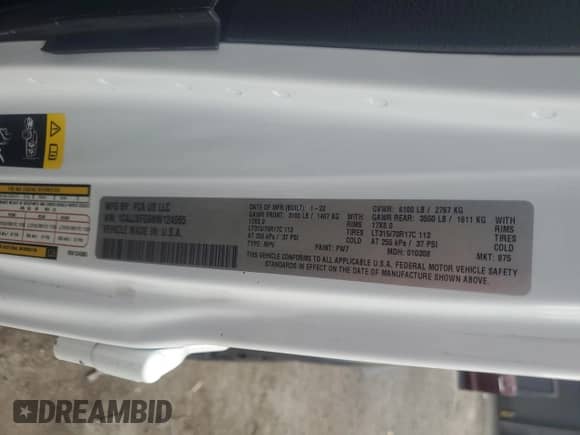 2022 Jeep Wrangler Unlimited Rubicon with VIN 1C4JJXFG6NW124065, listed as a Copart auction lot 67817425 with 60,324 mi miles and Salvage title. Bid and sale history available at DreamBid. Image 13.