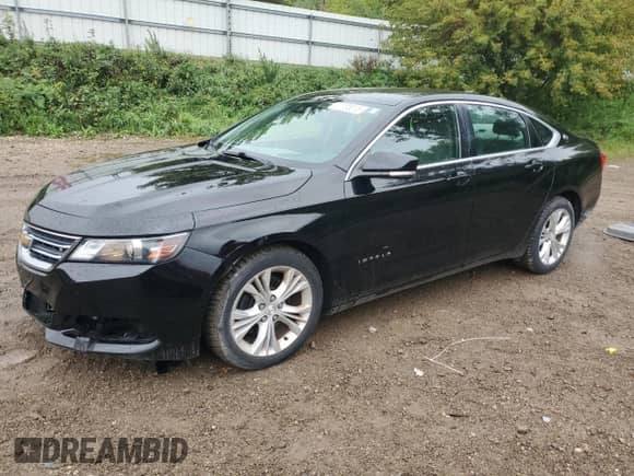 2015 Chevrolet Impala LT z VIN 2G1125S31F9214893, wystawiony jako Copart lot #81795315 z przebiegiem 97 855 mil mil oraz Czysty tytuł • Clean title. Historia ofert i sprzedaży dostępna na DreamBid. Obrazek 1.