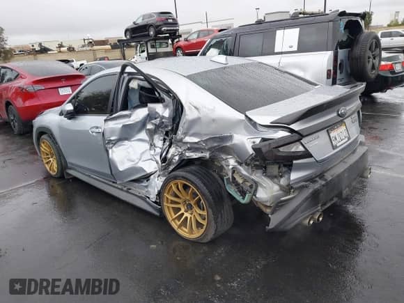 2023 Subaru WRX Limited with VIN JF1VBAL64P9820485, listed as a IAAI auction lot 41571851 with 14,112 mi miles and . Bid and sale history available at DreamBid. Image 3.