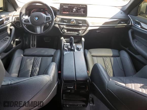 2023 BMW 5 Series 530i with VIN WBA53BH06PWY04093, listed as a Copart auction lot 62960925 with 55,055 mi miles and Salvage title. Bid and sale history available at DreamBid. Image 8.