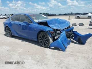 2022 Lexus IS 350 F Sport z VIN JTHGZ1B21N5056837, wystawiony jako IAAI lot #42617021 z przebiegiem 28 320 mil mil oraz . Historia ofert i sprzedaży dostępna na DreamBid. Obrazek 1.
