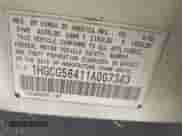 2001 Honda Accord LX with VIN 1HGCG56411A007343, listed as a IAAI auction lot 42659586 with 343,593 mi miles and . Bid and sale history available at DreamBid. Image 9.