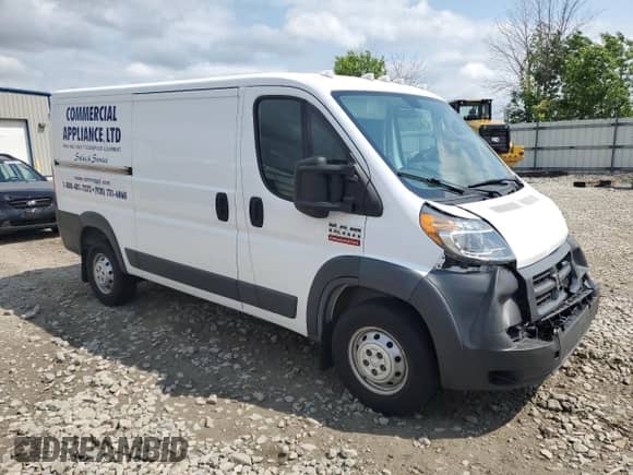 2018 Ram ProMaster Cargo с VIN 3C6TRVAG5JE154554, выставлен на аукционе Copart как лот 60250565 с пробегом 195 299 миль миль и Чистый • Clean title. История ставок и продаж доступна на DreamBid. Изображение 4.