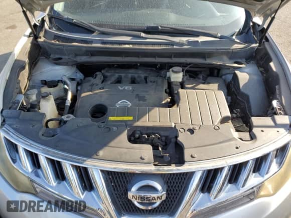 2009 Nissan Murano S with VIN JN8AZ18U09W010033, listed as a Copart auction lot 84812025 with 127,126 mi miles and Salvage title. Bid and sale history available at DreamBid. Image 11.