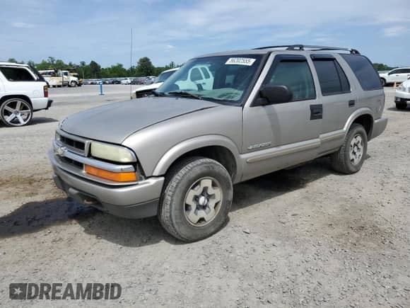 2004 Chevrolet Blazer LS with VIN 1GNDT13X24K145775, listed as a Copart auction lot 56202555 with 224,339 mi miles and Salvage title. Bid and sale history available at DreamBid. Image 1.